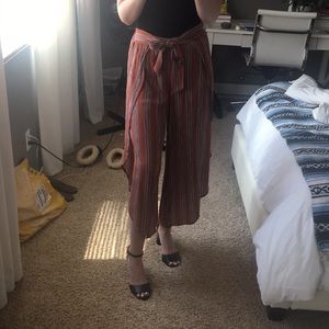 NWT Front tie, Rust colored Pants